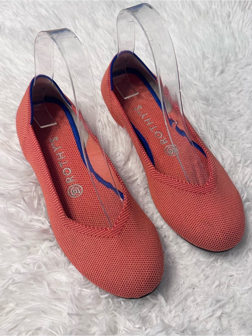 Rothy's Persimmon Orange Round Toe Ballet Flat - Women's